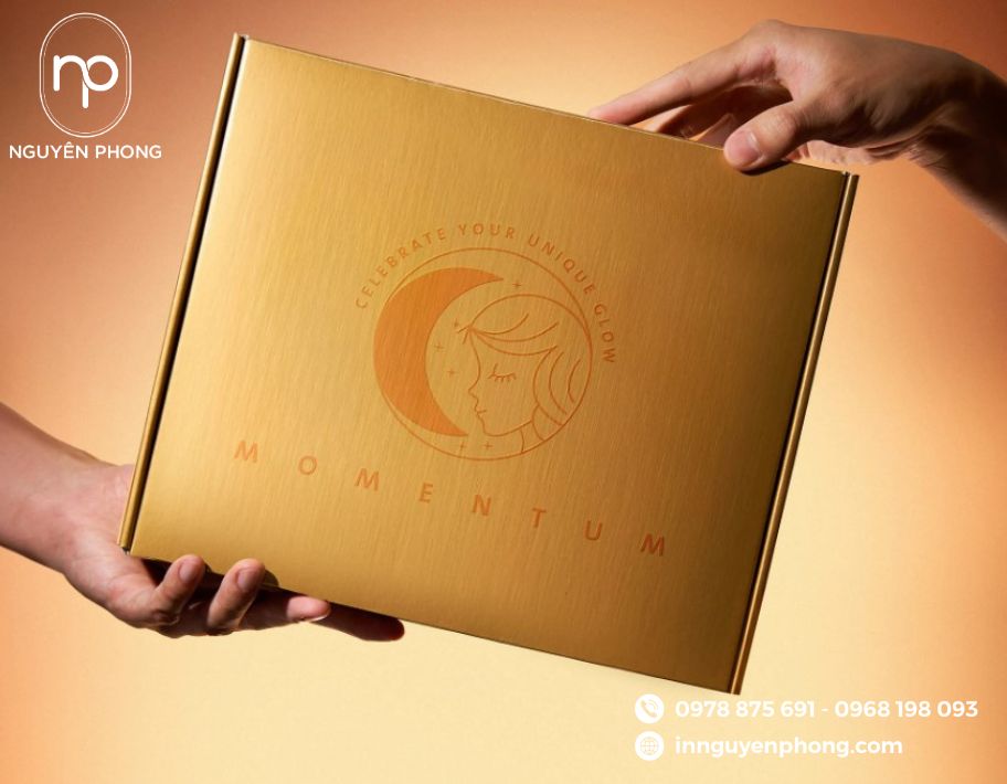 In hộp metalize đựng chocolate